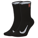 NIKE MULTIPLIER SOCKS TENNIS LOGO BLACK (2X)