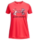 UNDER ARMOUR TECH™ PRINT FILL BIG LOGO SHORT SLEEVE BETA GIRL