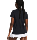 UNDER ARMOUR RIVAL CORE SHORT SLEEVE BLACK WOMAN