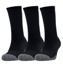 UNDER ARMOUR HEATGEAR® CREW SOCKS BLACK (3X)