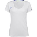 BABOLAT PLAY CAP SLEEVE TOP WHITE GIRL