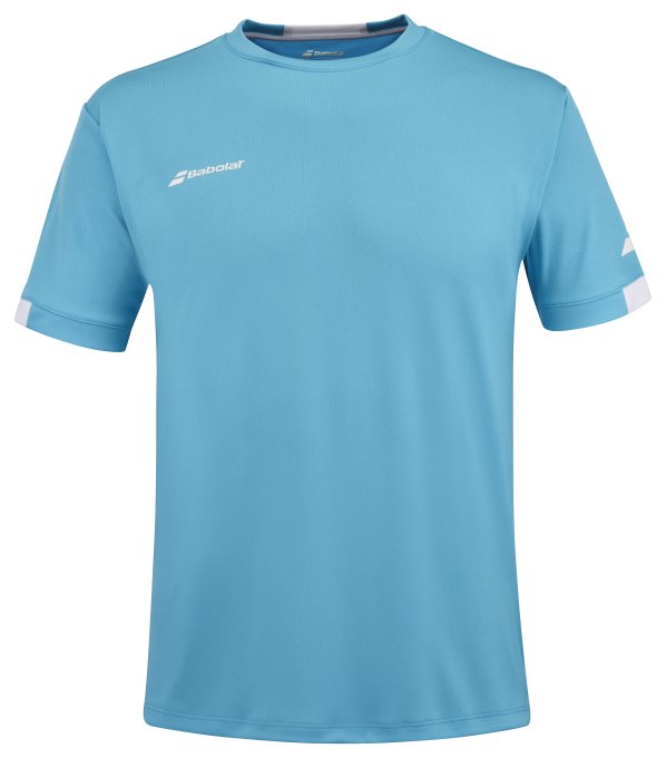 BABOLAT PLAY CREW NECK TEE CYAN BLUE MAN