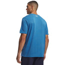UNDER ARMOUR TECH™ VENT JACQUARD SHORT SLEEVE AEGEAN BLUE MAN