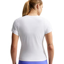 NIKE VICTORY DRI-FIT Tennisshirt mit kurzen Ärmeln für Damen, Weiß