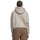UNDER ARMOUR ICON FLEECE: NEU INTERPRETIERTER KAPUZENPULLOVER TIMBERWOLF-TAUPE DAMEN