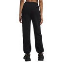 UNDER ARMOUR RIVAL FLEECE RELAXED JOGGERS BLACK WOMAN
