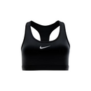 NIKE SWOOSH MEDIUM-SUPPORT PADDED SPORTS BRA BLACK WOMAN