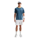 NIKE COURT ADVANTAGE T-SHIRT NEW SLATE/LASER ORANGE MAN