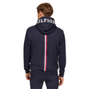 TOMMY HILFIGER GLENN ZIP-UP KAPUZENPULLOVER DESERT SKY HERREN