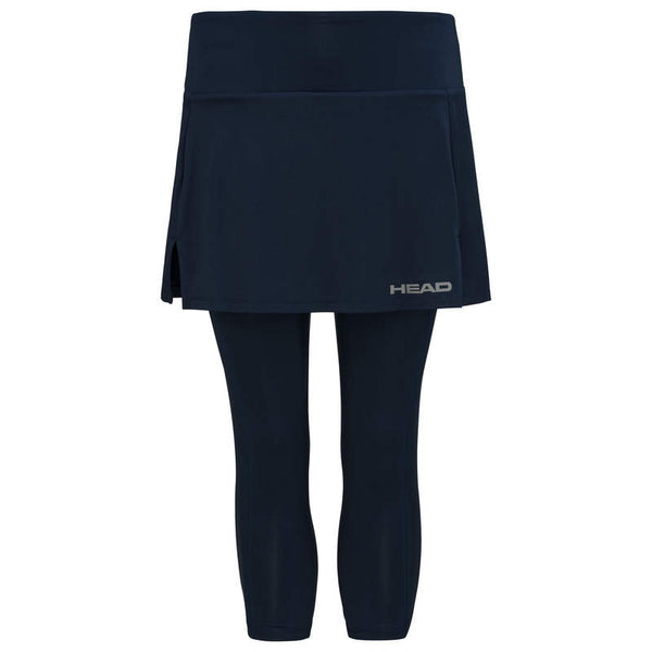 HEAD CLUB 3/4 TIGHTS SKORT DARK BLUE WOMAN