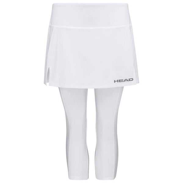 HEAD CLUB 3/4 TIGHTS SKORT WHITE WOMAN