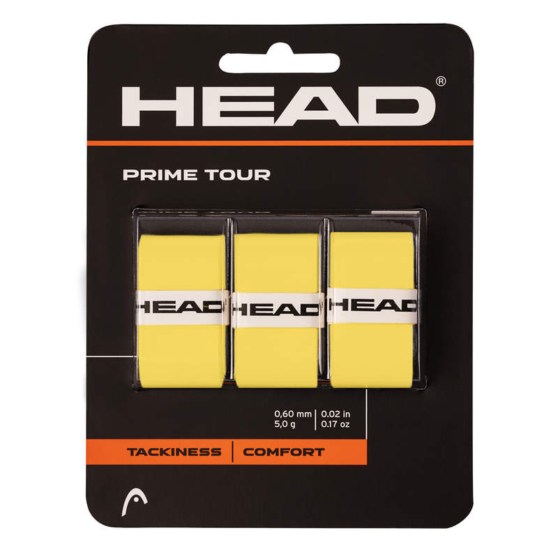 HEAD PRIME TOUR OVERGRIP YELLOW (3X)