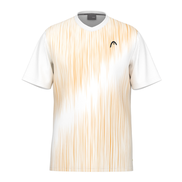 HEAD TOPSPIN T-SHIRT WHITE/BANANA JUNIOR