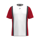 HEAD CLUB 25 TECH T-SHIRT RED/WHITE BOY