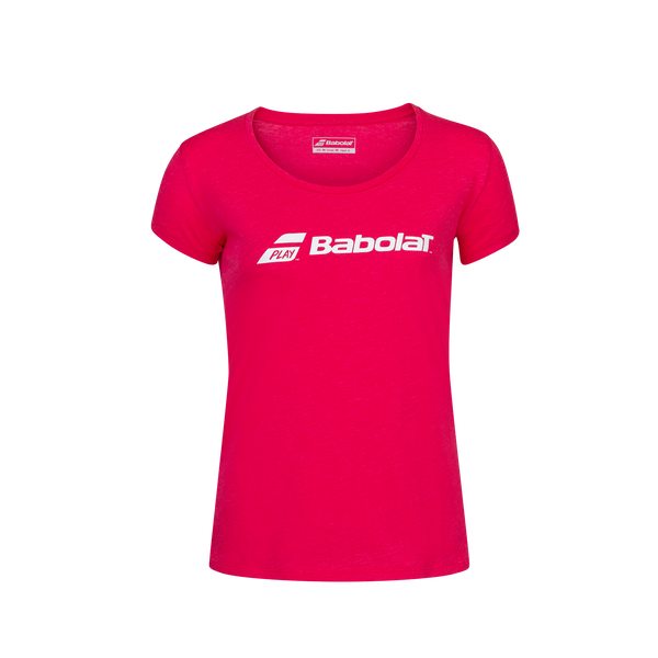 BABOLAT EXERCISE TEE RED ROSE GIRL
