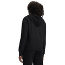 UNDER ARMOUR RIVAL FLEECE-KAPUZENJACKE MIT DURCHGEHENDEM REIẞVERSCHLUSS SCHWARZ DAMEN