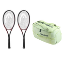 2X HEAD PRESTIGE TOUR (UNSTRUNG) + HEAD PRO DUFFLE BAG