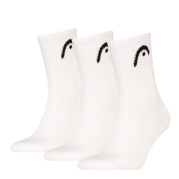 HEAD SOCKS TENNIS CLUB SHORT CREW WHITE (3X)