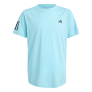 ADIDAS CLUB TENNIS 3-STRIPES TEE LIGHT AQUA BOY