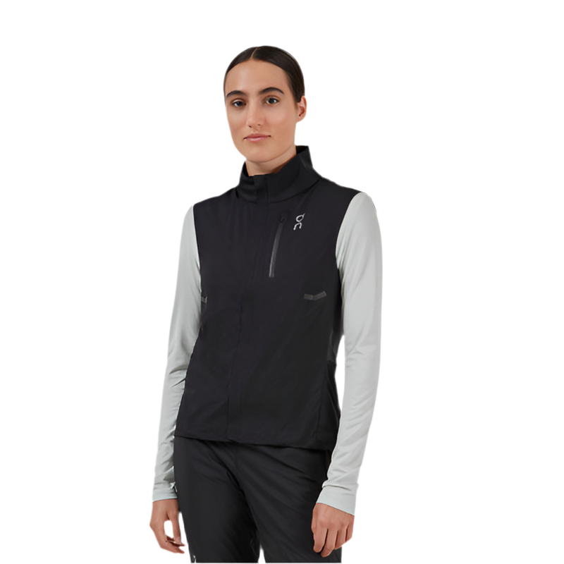 ON-RUNNING WEATHER VEST BLACK WOMAN