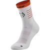 BABOLAT MID-CALF SOCKS LEBRON WHITE/ORANGE (1X)