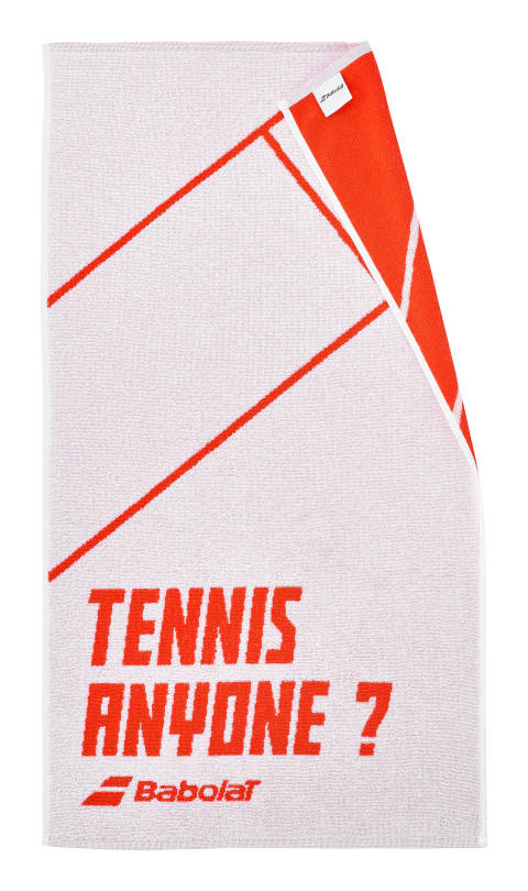 BABOLAT MEDIUM TOWEL WHITE/RED