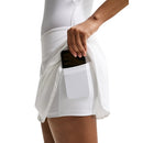 NIKE VICTORY DRI-FIT FLOUNCY TENNIS SKIRT WHITE WOMAN