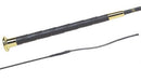 FLECK DRESSURPEITSCHEN FIBERGLAS SCHWARZ/GOLD