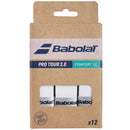 BABOLAT PRO TOUR 2.0 COMFORT OVERGRIP WHITE (12X)