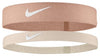 NIKE FLEX STIRNBÄNDER LOGO BRAUN/BEIGE (2X)