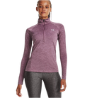 UNDER ARMOUR TECH TWIST 1/2 ZIP MISTY PURPLE/FRESH ORCHID WOMAN