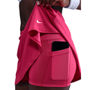NIKE VICTORY DRI-FIT SHORT FLOUNCY TENNIS SKIRT RUSH PINK WOMAN