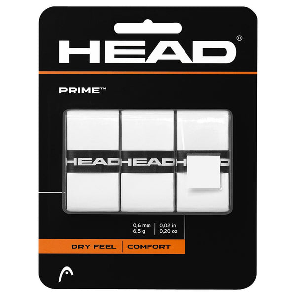 HEAD PRIME OVERGRIP WHITE (3X)
