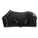 HKM FLEECE COOLER RUG WITH COLLAR BLACK