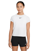 NIKE COURT DRI-FIT VICTORY SHORT SLEEVE TENNIS TOP GIRL