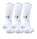 UNDER ARMOUR HEATGEAR® CREW SOCKS WHITE (3X)