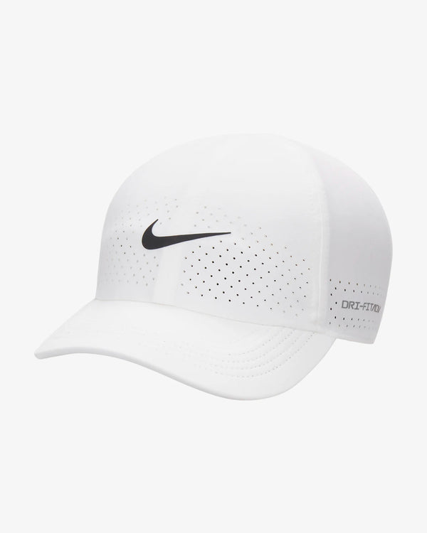 NIKE DRI-FIT ADV CLUB UNSTRUCTURED TENNIS CAP WHITE