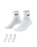 NIKE ANKLE SOCKS WHITE (3X)