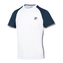 FILA T-SHIRT ALFIE WHITE/PEACOAT BLUE MAN