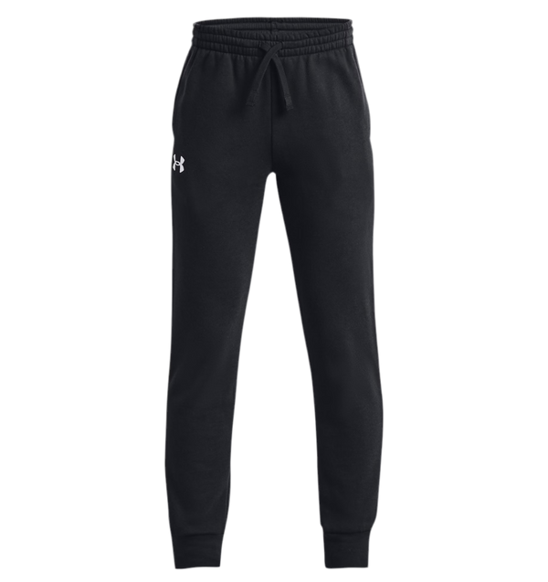 UNDER ARMOUR RIVAL FLEECE JOGGERS BLACK JUNIOR