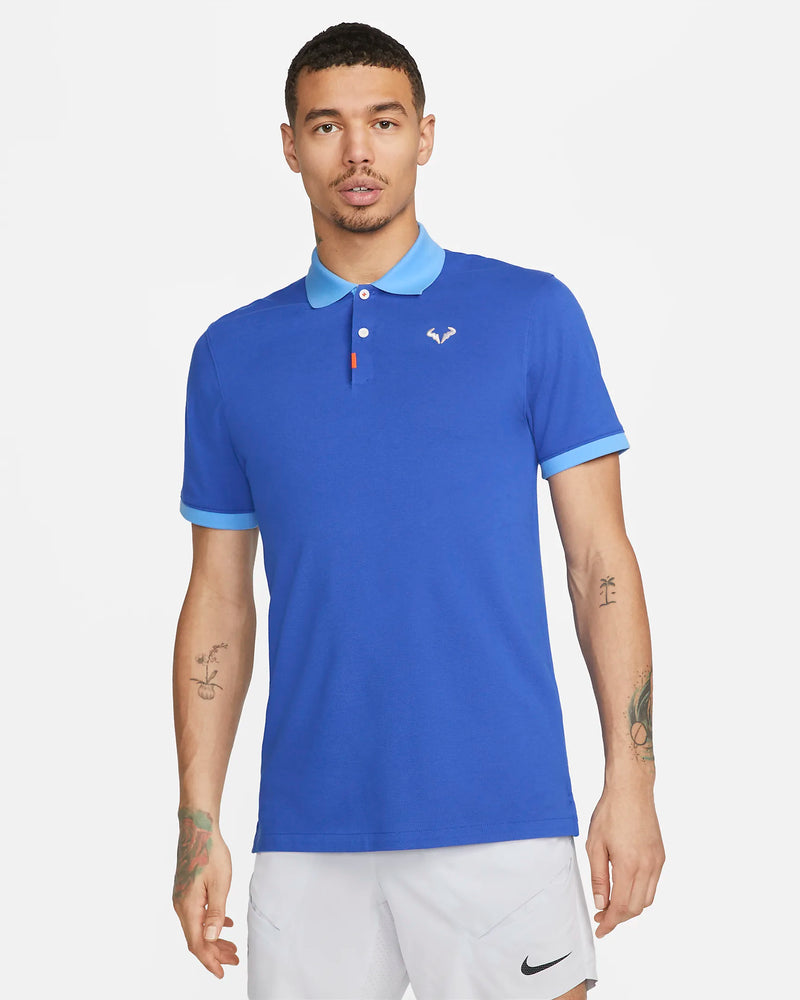 NIKE RAFA SLIM-FIT POLO BLUE MAN