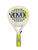 YOYO-PADEL RACQUET CARBON 12K 3D + SANDPAPER SURFACE WHITE