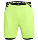UNDER ARMOUR VANISH WOVEN 2-IN-1 SHORTS MORPH GREEN/BLACK MAN