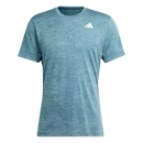 ADIDAS TENNIS FREELIFT TEE NIGHT/AQUA MAN