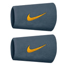 NIKE JUMBO-Schweißband BLAU/ORANGE (2X)