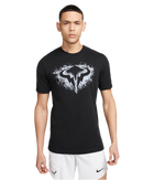 NIKE COURT RAFA T-SHIRT TENNIS BLACK MAN