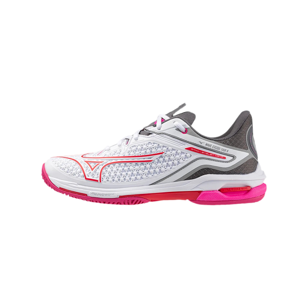 MIZUNO WAVE EXCEED TOUR 6 CLAY WHITE/RADIANT WOMAN