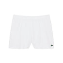 LACOSTE ULTRA DRY PIQUÉ SPORT SHORTS WHITE WOMAN