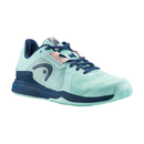 HEAD SPRINT TEAM 3.5 CLAY AQUA/DARK BLUE WOMAN
