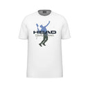 HEAD VISION T-SHIRT PADEL WHITE MAN